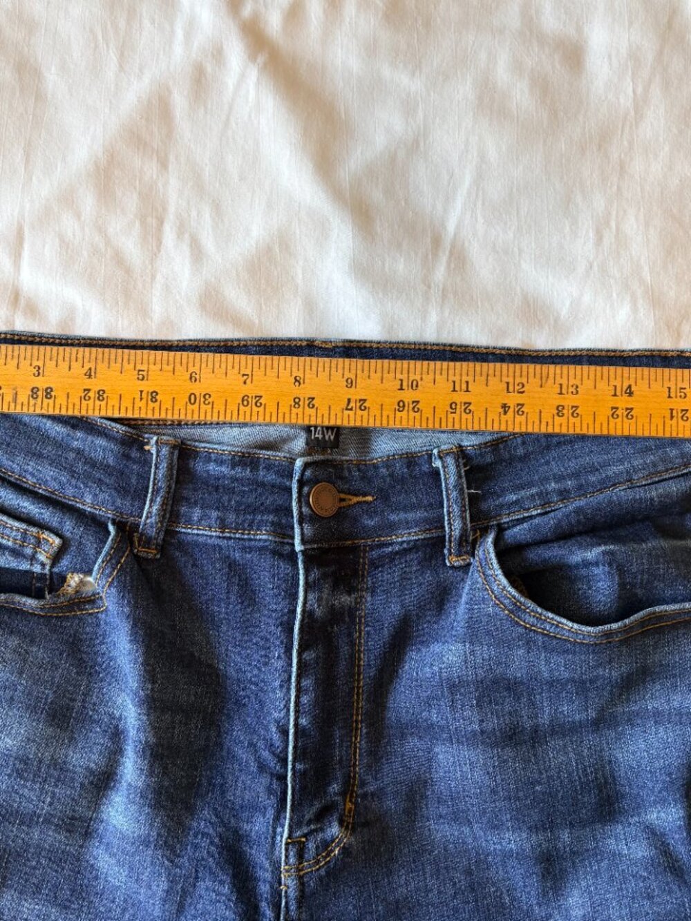 Judy Blue Mid Rise Classic Skinny Jeans Size 14W High Stretch Boutique Denim - Picture 9 of 9